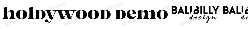 holdywood Demo字体转换